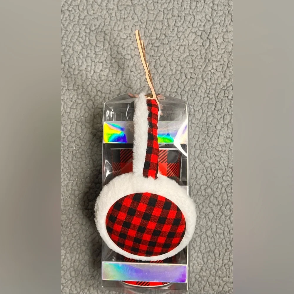 Love‎ Yourself Earmuffs And Cup Set Red And Black New In Box